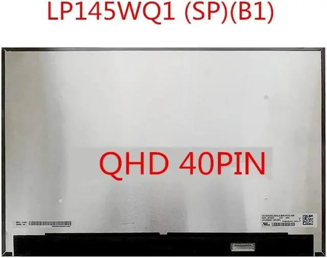 Main image of LP145WQ1-SPB1 LP145WQ1 SPB1 14.5 -inch laptop LCD screen QHD D/PN:0FDG5D Matrix LCD Screen