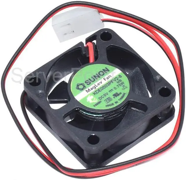 Main image of Genuine KDE0503PFV2-8 DC5V 0.75W 30X30X10mm 2-Pin Square Cooling Fan