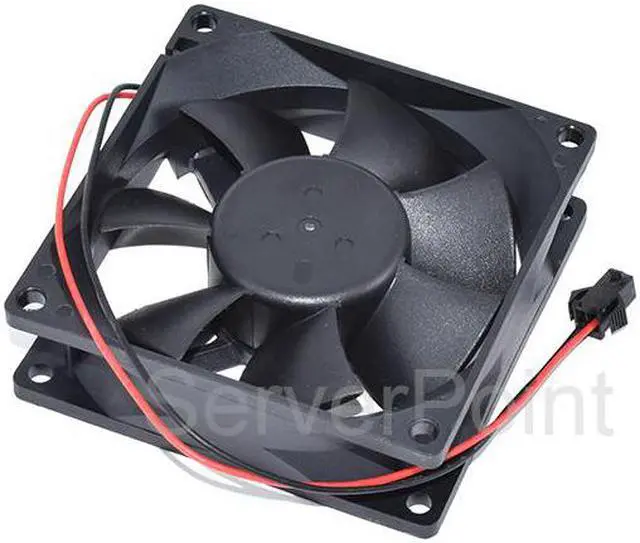 Alt view image 2 of 2 - Well Tested For Nidec D08A-24TU 06 80*80*25mm DC 24V 0.11A Two Wires Cooling Fan