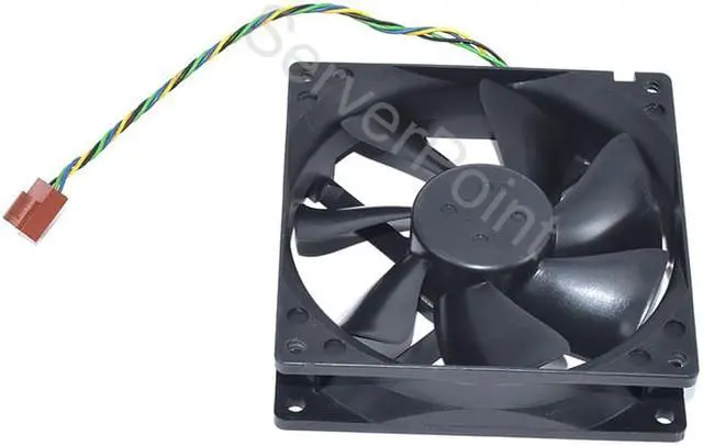 Alt view image 4 of 4 - Genuine  3610RL-04W-S66 DC12V 0.50A 4-Pin 92*92*25mm Square Cooling Fan Well Tested