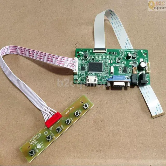 Alt view image 2 of 2 - LCD Controller Board Monitor EDP LED inverter Kit for B140HAN01.1 1920X1080 HDMI-compatible+VGA