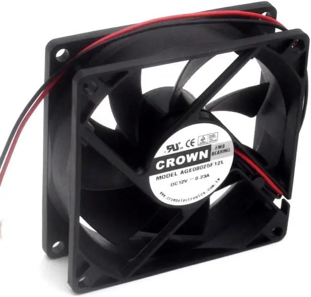 Main image of SZYTF  AGE08025F12L 8cm 8025 80mm 12V 0.23A silent cooling fan 80*80*25mm