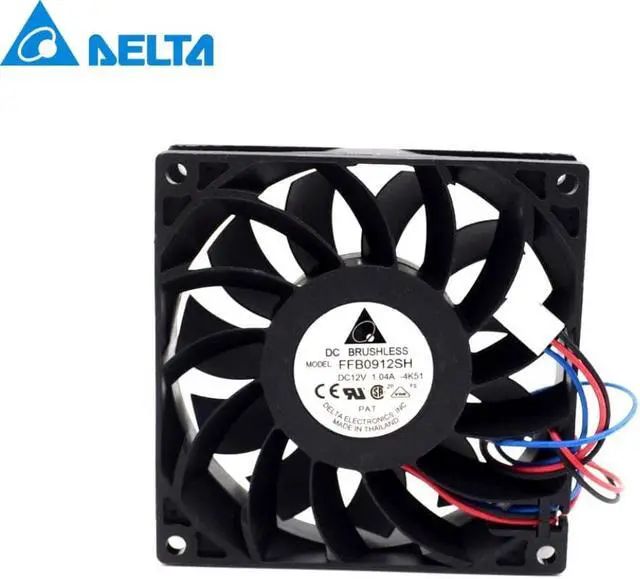 Main image of 1pcs 92*92*25mm 92mm FFB0912SH with connector dual motor 9025 12V 1.04A cooling fan