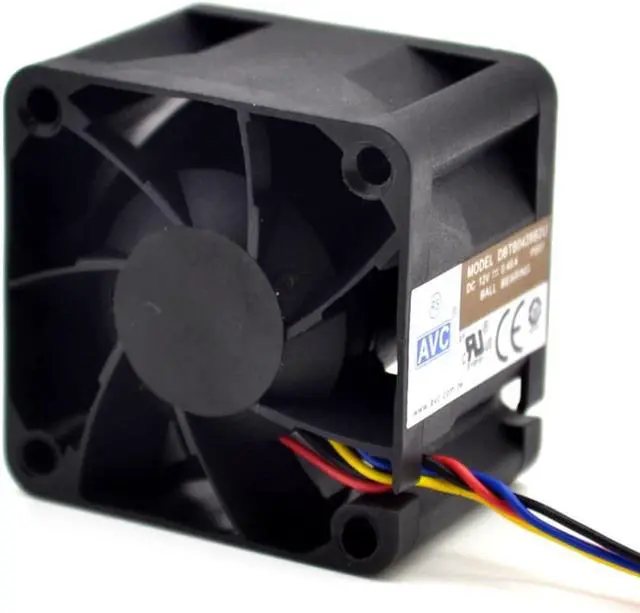 Alt view image 3 of 3 - For AVC DBTB0428B2U 12V 0.48A 40*40*28MM 4CM 40mm ball power supply cooling fan 1pcs
