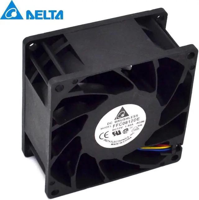 Main image of 8038 8CM 80mm 12V 1.8A violent winds of dual ball cooling fan FFC0812DE 80*80*38mm  for Delta