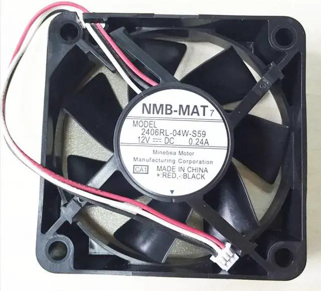 Main image of 1pcs 2406RL-04W-S59 12V 0.24A 6015 60mm Projector axial cooling fan