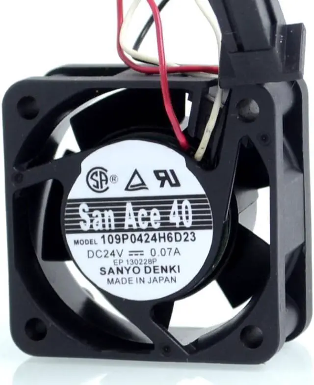 Alt view image 2 of 3 - 1pcs 109P0424H6D23 Without frame  40*40*20MM 24V 0.07A 4020 4cm cooling fan