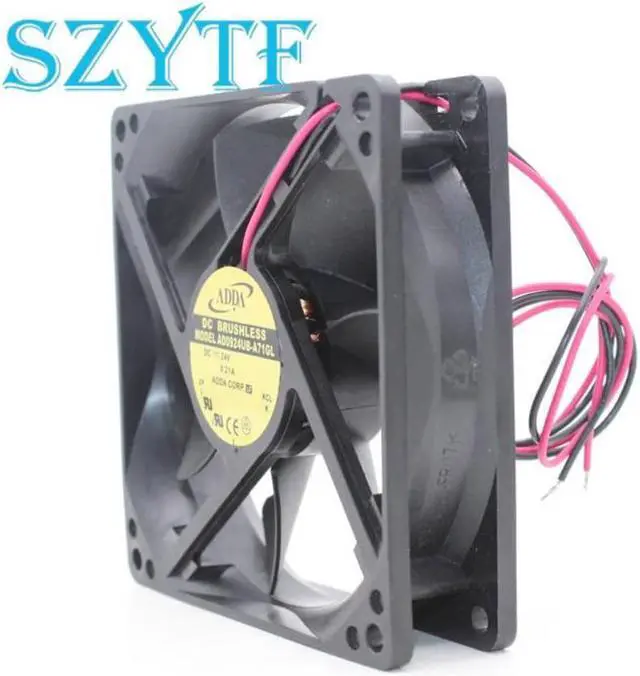Alt view image 2 of 3 - AD0924UB-A71GL For ADDA Fan 9225 DC 24V 0.21A 9cm fans Double Ball Inverter Cooling Fan