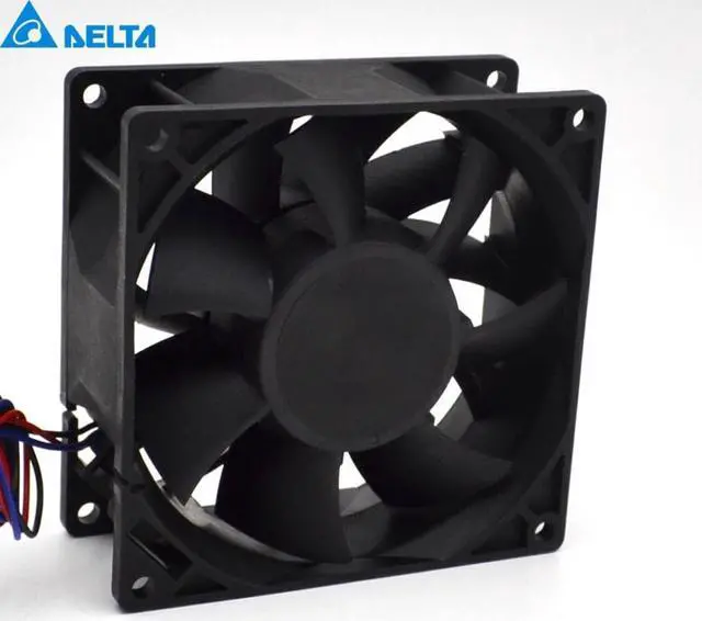 Alt view image 2 of 3 - For Delta 9038 9cm 90mm FFB0912EHE-FOO 12V 1.5A dual ball bearing cooling fan violence 90*90*38mm