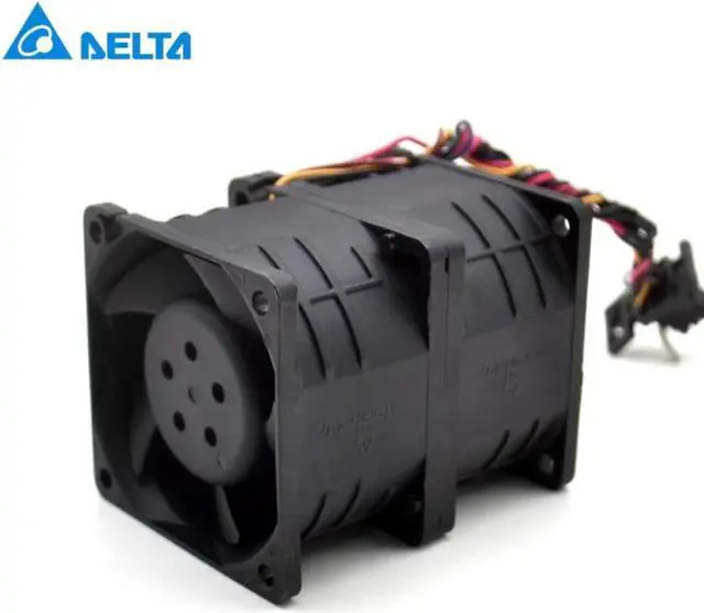 Alt view image 2 of 3 - Circular fan modified car electric turbocharger fan 5A 12V 6 * 6.5cm * 7.6cm diameter GFC0612DW for Delta