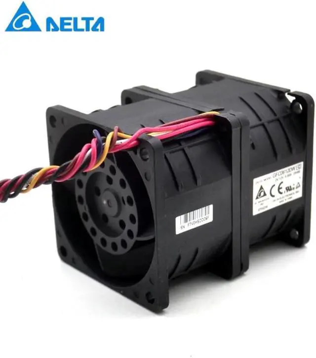 Main image of Circular fan modified car electric turbocharger fan 5A 12V 6 * 6.5cm * 7.6cm diameter GFC0612DW for Delta
