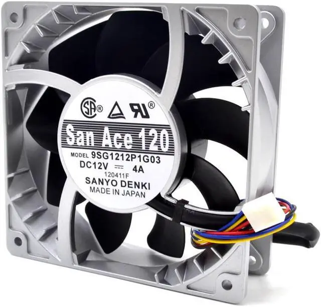 Alt view image 2 of 3 - 12CM 120mm fan violence heat cooling fan 12038 12V 4A 9SG1212P1G03 120*120*38mm for SANYO