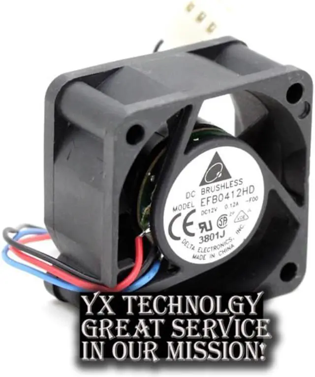 Alt view image 2 of 3 - 4cm 40mm EFB0412HD 4020 12V 0.12A three wire cooling fan speed switch for  40*40*20mm for Delta