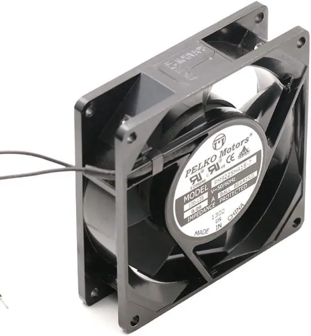 Alt view image 3 of 3 - PM9225HA1B-7 9225 90mm 100V 0.09A Quiet Ac Aluminum Machine Cooling Fan