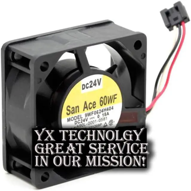 Alt view image 2 of 3 - and waterproof 60*60*25mm 60mm 6cm  9WF0624H404 6025 24V 0.15A cooling fan