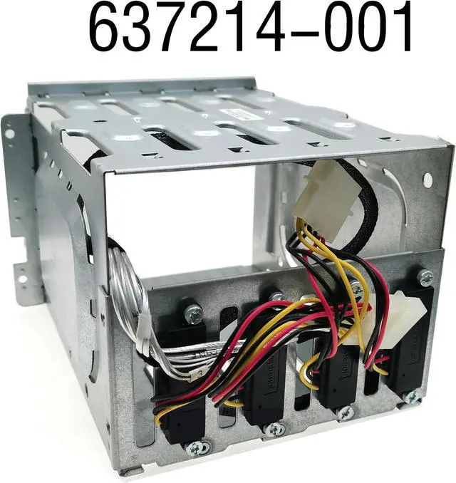 HP ML110 G7 4ベイ ドライブケージ 637214-001 For HP ML110G7 server 4-bay hard drive cage / backplane