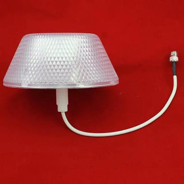 Alt view image 2 of 3 - Cell phone signal amplifier ceiling antenna 800-2500MHz dual band N female Omnidirectional ceiling 12db gain 30cm cable antenna