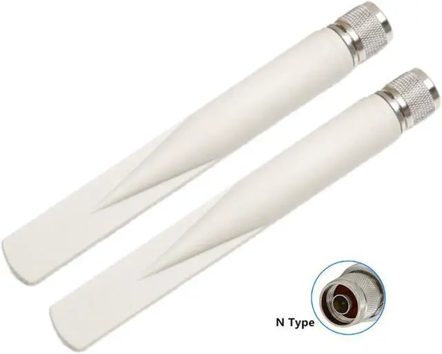 Main image of 5GHz 4G 3G GSM full band omnidirectional outdoor waterproof base station rubber rod antenna n male interface 9dbi high gain
