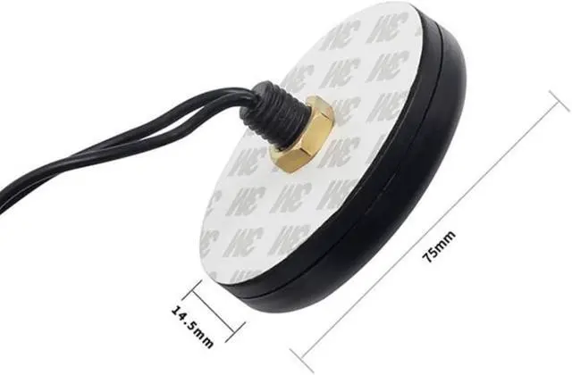 Alt view image 3 of 3 - GPS+BD+4G/3G/GSM outdoor and indoor full frequency positioning extennal active SMA male interface RG174 3M cable combo antenna