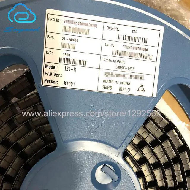 Alt view image 3 of 3 - 2pcs/lot Quectel L80-R L80RE-M37 GPS POT (Patch on Top) module GNSS Antenna MTK3337
