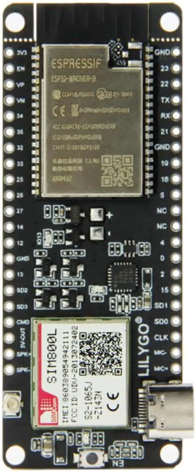 Alt view image 3 of 3 - SIMCOM SIM800L GSM GPRS Module ESP32-WROVER-B WIFI Bluetooth module T-Call V1.4 ESP32 for arduino