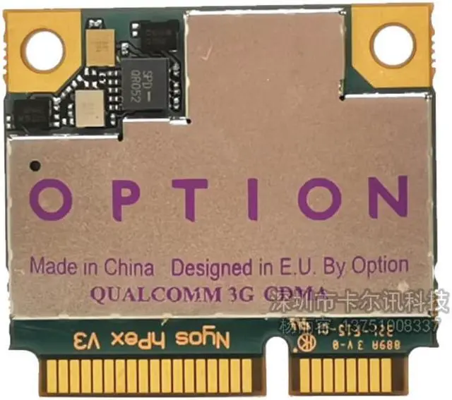 Alt view image 2 of 2 - Option GTM661W 3G wireless module half height mini pcie card for tablet computer laptop Global 2G / 3G coverage GSM GPRS EDGE