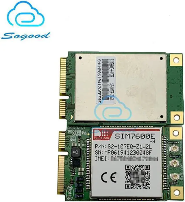 5pcs SIMCOM SIM7600E-H pcie LTE Cat4 Module 100% &no fake LTE-FDD for ...