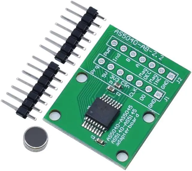 Alt view image 2 of 6 - AS5040-ASST AS5040 Programmable contactless magnetic rotary encoder sensor module replaces optical encoder for arduino
