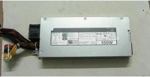 Alt view image 3 of 3 - For R420 R320 AC550E-S0 4XX1H J6J6M DH550E-S0 DPS-550NB A 04XX1H 0J6J6M 550W Server Power Supply Fully Tested Fast