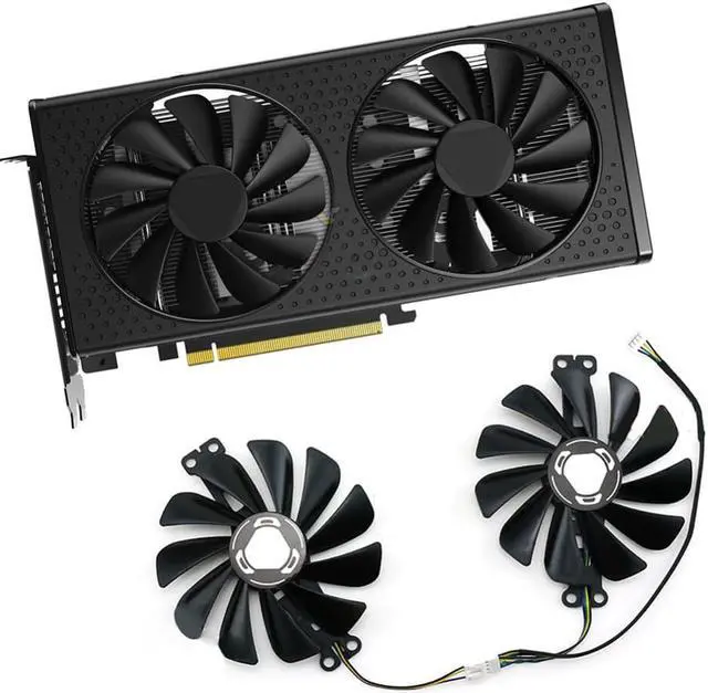 Main image of For XFX RX6600 6600XT Speedster Graphics Card Cooling Fan TYD10010M12LPA CF1010U12S