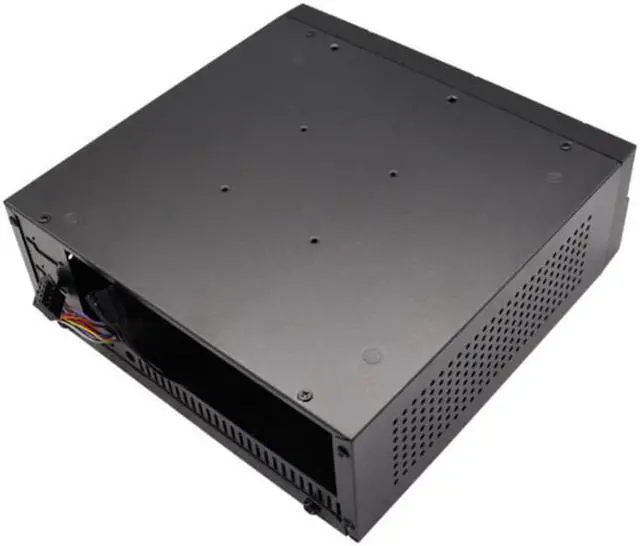 Alt view image 3 of 4 - Desktop Power Supply Gaming HTPC Host Office Home 2.0 USB Mini ITX with Radiator Hole Computer Case Practical Horizontal Chassis