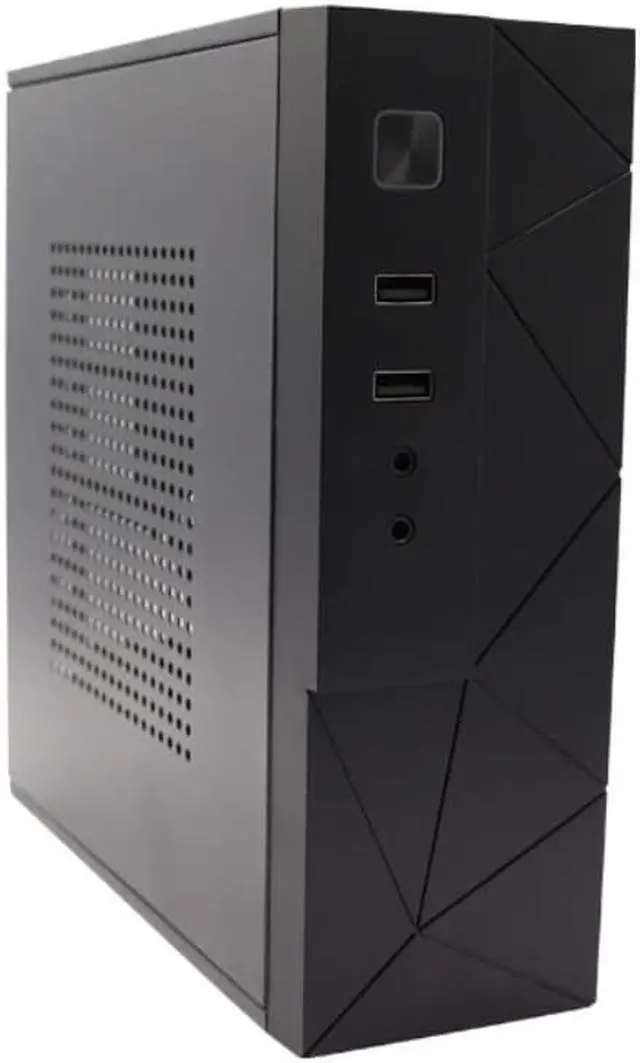 Alt view image 2 of 4 - Desktop Power Supply Gaming HTPC Host Office Home 2.0 USB Mini ITX with Radiator Hole Computer Case Practical Horizontal Chassis
