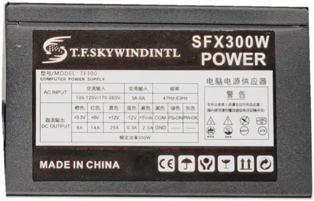 Alt view image 3 of 4 - 250W 300W 350W 400W PC power supply Power Source SFX PSU For Computer Mini PC HTPC