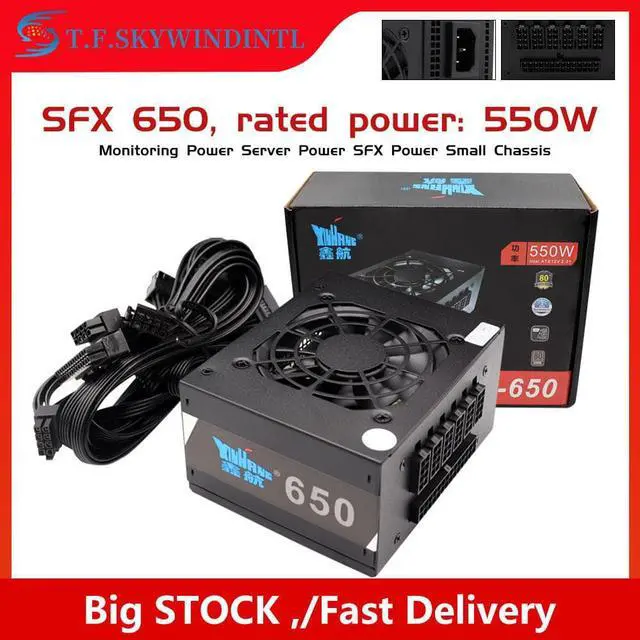 Main image of 650W SFX Micro ATX TFX Power Supply Fully Modular SFX PSU Power Supplies Active PFC For PC Cases Pc Gamer