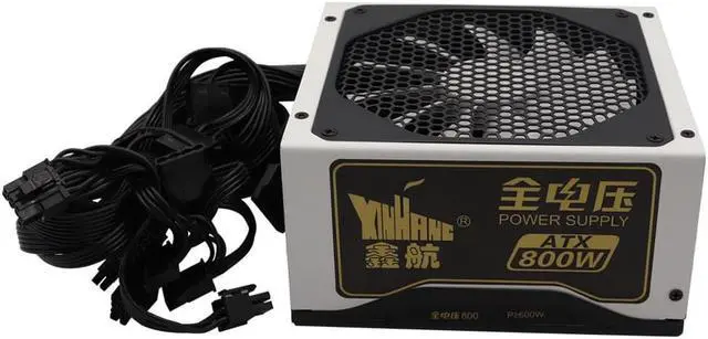 Alt view image 2 of 4 - 700W 800W PSU RGB Fan Manufacturer ATX Power Supply for Computer Gamer 80 Plus Gold Bronze