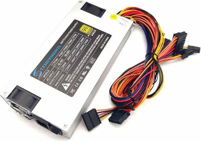 Alt view image 3 of 4 - Mini 1U compact MINI-ITX Power Supply ATX 300W for industrial PC Flex power supply IPC for mini atx case 1u 110v 220V EPS SSI