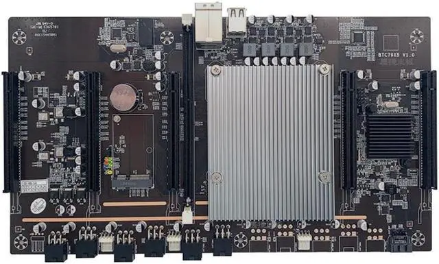 Alt view image 2 of 4 - BTC X79 X5 Miner Motherboard 5 PCIE X8 LGA 2011 H61 Chip 32G DDR3 SATA 3.0 for Bitcoin BTC ETH GPU Graphics Card Mining