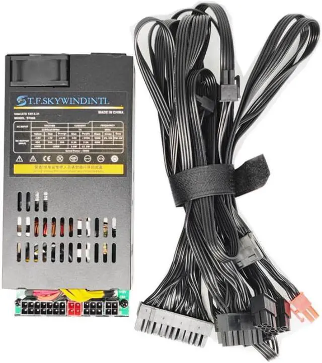 Alt view image 2 of 4 - Full Modular 1U power supply 550W 600W For flex power supply ITX NAS mini chassis power supply K39 S35 game gaming Power PSU