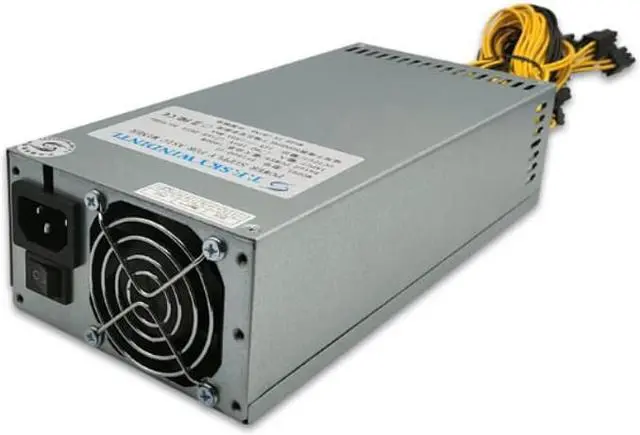 Main image of 1800W Power Supply for Eth Mining  Ethereum CPU GPU Crypto Mining Rig Power Supply 1600W, 1800W 2400W Bitcoin Miner 10*6pin