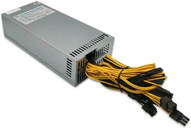 Alt view image 3 of 4 - 1800W Power Supply for Eth Mining  Ethereum CPU GPU Crypto Mining Rig Power Supply 1600W, 1800W 2400W Bitcoin Miner 10*6pin