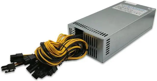 Alt view image 2 of 4 - 1800W Power Supply for Eth Mining  Ethereum CPU GPU Crypto Mining Rig Power Supply 1600W, 1800W 2400W Bitcoin Miner 10*6pin