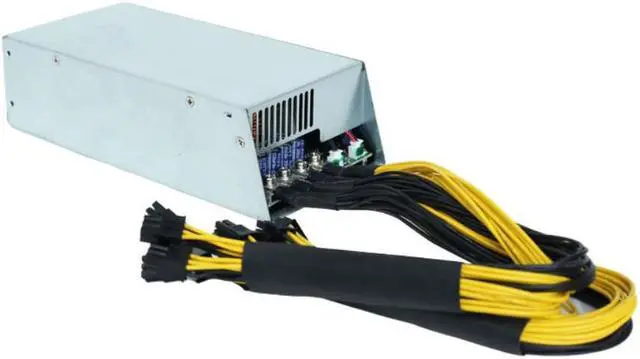 Alt view image 4 of 4 - 2000W PSU Antminer Bitmain 2000w Power Supply 6PIN Antminer T9 ETH PSU antminer S9 S7 L3 BTC LTC DASH 2000W miner power supply