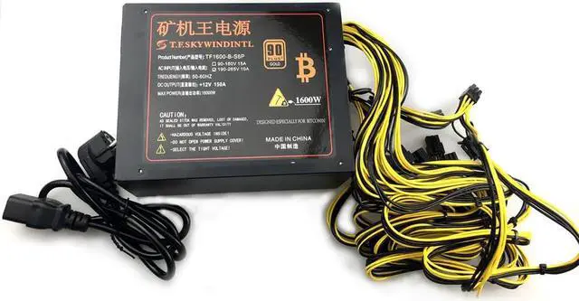 Main image of S9 M3 E10.1 PSU Mining power supply 1600W miner PSU 1600w high efficiency mining power supply miner use power supply