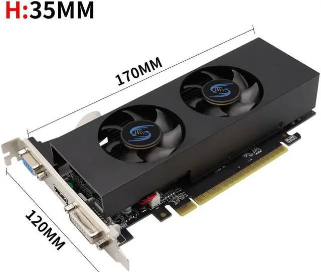 Alt view image 4 of 4 - GTX 750 4GB Graphics Card 128Bit GDDR5 Video Cards VGA Cards For Gaming Game Small Case  Server GPU Card