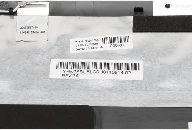 Alt view image 3 of 6 - A000095760 Genuine LCD Back Cover Lid Black YHN38BU5LC0IJ0 BU5 for Toshiba Satellite L730