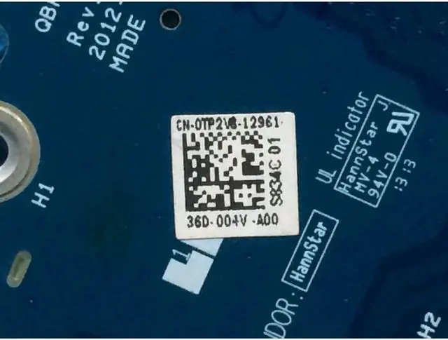 Alt view image 3 of 6 - Card Reader Circuit Board w/ Cable - TP2V8 / 694PC / QBR00 LS-834CP / PAR00 LF-6601P for Alienware M17x R4