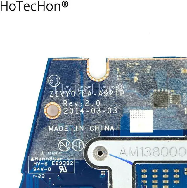 Alt view image 3 of 6 - 5B20G55982 - Laptop Motherboard ZIVY0 LA-A921P w/ i7-4510u + 8GB RAM for Lenovo IdeaPad Yoga 2 13 20344 Laptops