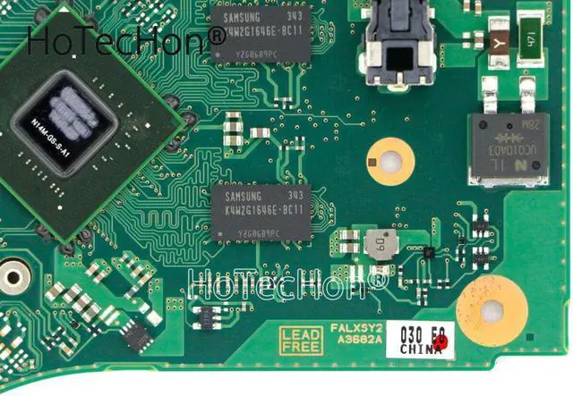 Alt view image 3 of 6 - P000600990 - Laptop Motherboard FALXSY2 A3682A w/ i7-4600U + GT730M for Toshiba Tecra Z50-A Laptops