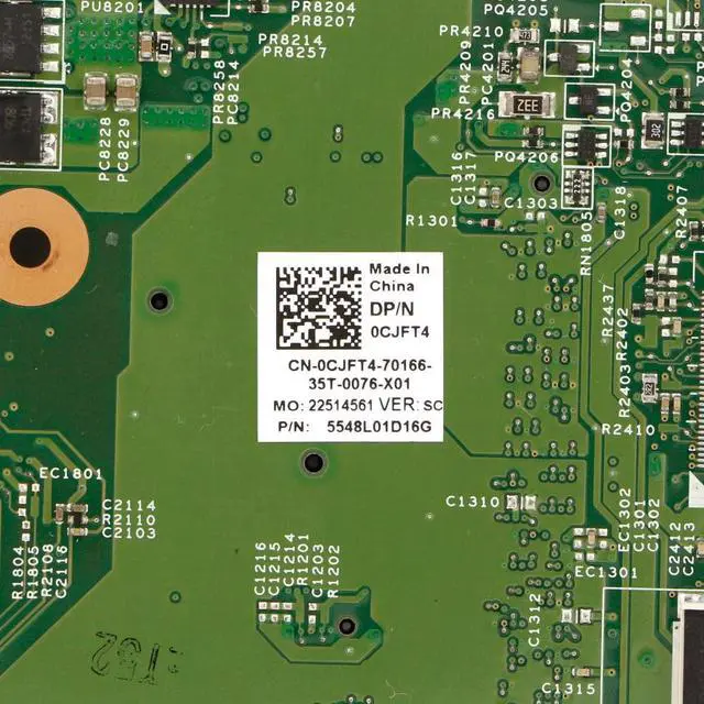 Alt view image 6 of 6 - CJFT4 - DSC MOTHERBOARD DOH70 12309-SC 48.48L09.0SC w/ i7-4500U 1.8GHz + NV GT 750M for Inspiron 17 7000 (7737)