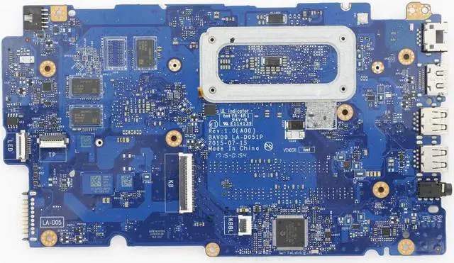 Alt view image 5 of 6 - J2GTG 0J2GTG CN-0J2GTG Genuine DDR3L Laptop Motherboard BAV00 LA-D051P w/ i5-6200U + N16S-GM for Dell Inspiron 15 5557 5457